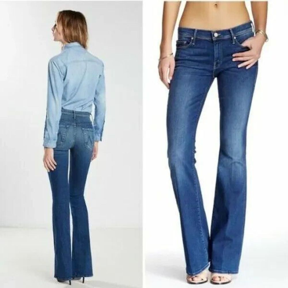 MOTHER Denim The CRUISER Flare Jeans in DANCE OF THE MOCKINGBIRD 32 EUC 12